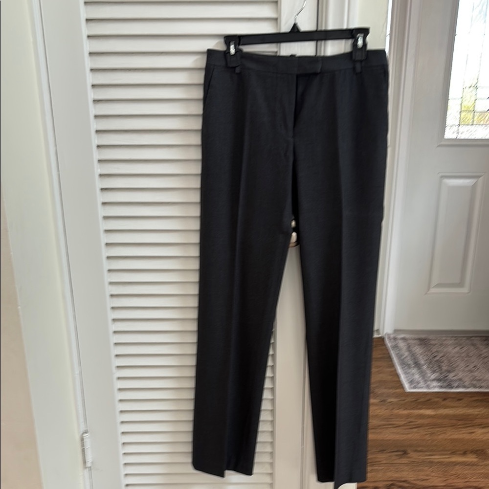 Calvin Klein Gray Trousers Classic Straight-Leg
